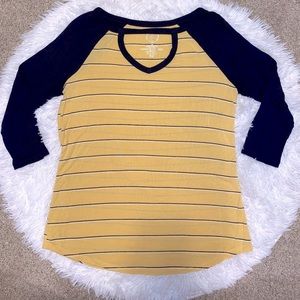 Maurices Striped 24/7 Everyday Soft‎ Tee-Shirt